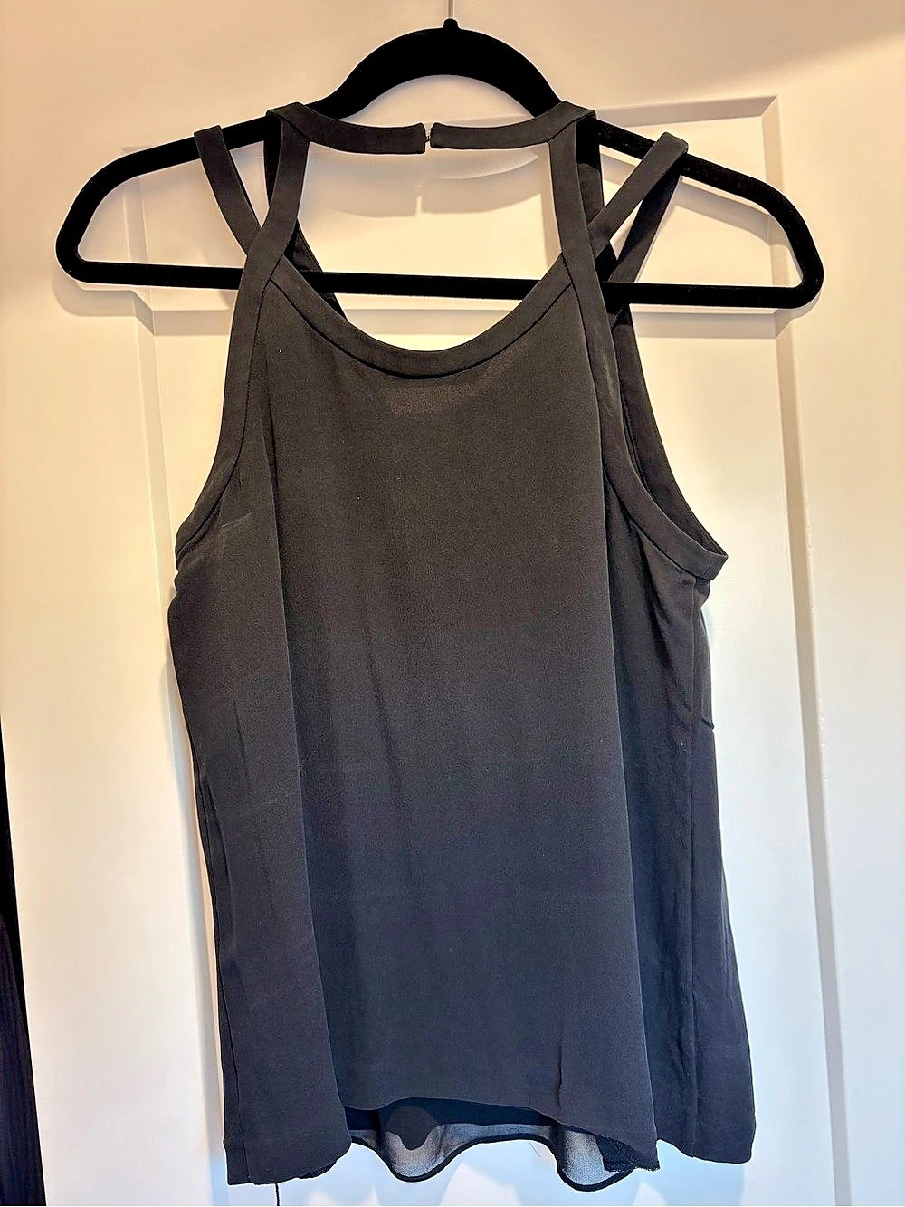 Diane von Furstenberg Black Tank Top